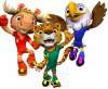 Mascots of 2026 World Cup unveiled: Maple, Zayu and Clutch