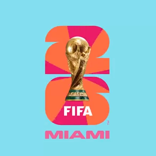 World Cup 2026 logo and theme of Miami